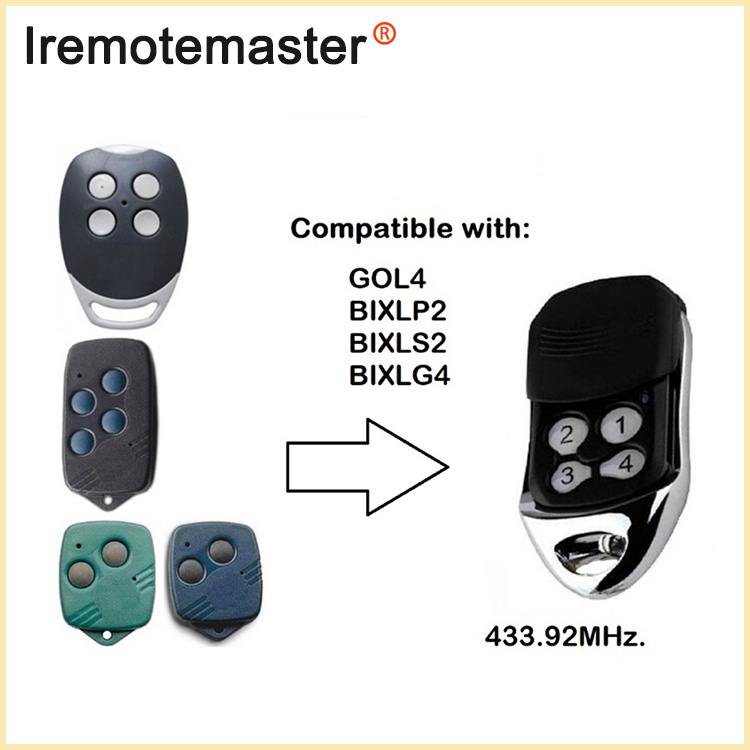 សម្រាប់ GOL4 Command Garage Door Opener BIXLP2 BIXLS2 BIXLG4
