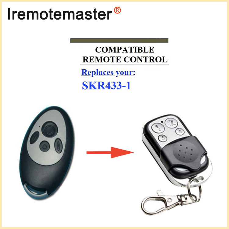 សម្រាប់ SKR433-1 SKRJ433 ឧបករណ៍បញ្ជាពីចម្ងាយទ្វារយានដ្ឋានជំនួស